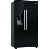 Bosch KAD93ABEP American Fridge Freezer - Black, Water And Ice