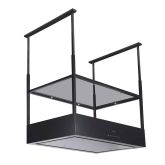 Caple TEL900 Tela 900mm Island Hood - Black