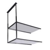 Caple TEL900/SHELF 900mm Shelf For Tela Island Hood - Black Glass