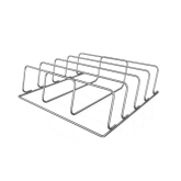 Ninja XSKOGXLRBRKEU Woodfire XL Electric BBQ Rib Rack - Silver