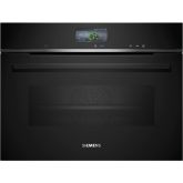 Siemens CS736G1B1 65cm Built-in compact oven with steam function - Black