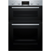 Bosch MBA533BS3B Series 4, 60cm Built In Double Oven - Stainless Steel