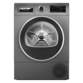 Bosch WQG245R2GB Heat Pump Tumble Dryer 9Kg, Graphite Grey. Energy A+++
