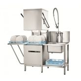 Hobart Uk ECOMAX H604W-12B Hood Type Dishwasher 16Amp 3/Ph Switchable 25Amp 1/Ph