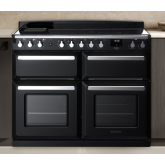 Rangemaster ESDLB110EIPSLT-CM1 Estel deluxe 110 Induction Range cooker - Slate with Chrome Trim