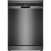 Siemens SN25EC13CE Dishwasher Iq500, Black Steel, Vario Drawer 14 Place