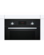 Bosch HHF113BA0B Single Oven - Series 2 - Black