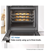 Bosch HQA534BS3B Single Oven - Series 4 - Steam Function - Stainless Steel