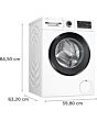 Bosch WGG254F1GB Washing Machine - Series 6 - 10kg - 1400rpm - White