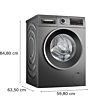 Bosch WNG254R1GB Washer Dryer - Series 6 - 10.5kg Washer - 6kg Dryer - 1400rpm - Graphite