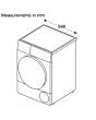 Bosch WQH246DRGB Tumble Dryer - Series 6 - Heat Pump Condensor - 9kg - Graphite