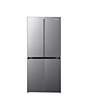 Fridgemaster MQ79395ES 4-Door American Fridge Freezer, Silver, 79.4Cm Wide, Frost Free Freezer