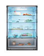 Haier HFR3718ENMD 4 Door Fridge Freezer, 70Cm, Dark Inox, Frost Free