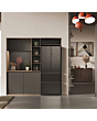 Haier HFR3718ENMD 4 Door Fridge Freezer, 70Cm, Dark Inox, Frost Free
