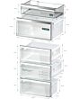 KG39NAIAU, Free-standing fridge-freezer with freezer at bottom