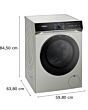 WG66B2AXGB, Washing machine, front loader