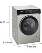 WG56H2AXGB, Washing machine, front loader