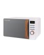 Russell Hobbs RHMD714-N Microwave 17ltr - White, wood effect handle