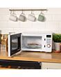 Russell Hobbs RHMD714-N Microwave 17ltr - White, wood effect handle