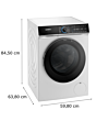 Siemens WG66B2A1GB Washing Machine - iQ700 - 11kg - 1600rpm - iDos - White