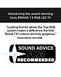Sony K55XR75M2B.UKA 55inch 4K RGB LED Google TV