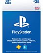 Sony Playstation PSN LIVE CARD £35 Playstation Store Gift Card
