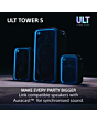 Sony SRSULT500.CEL Wireless ULT Tower 5 Deep Bass Party Speaker with DJ Input - Black