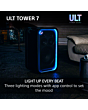 Sony SRSULT700.CEL Wireless ULT Tower 7 Deep Bass Party Speaker with 360 Party sound + DJ Input - Bl
