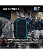 Sony SRSULT700.CEL Wireless ULT Tower 7 Deep Bass Party Speaker with 360 Party sound + DJ Input - Bl