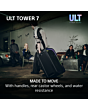 Sony SRSULT700.CEL Wireless ULT Tower 7 Deep Bass Party Speaker with 360 Party sound + DJ Input - Bl
