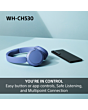 Sony WHCH530B.CE7 Wireless Over ear headphones - Black