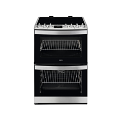 Aeg CIB6734ACM 60Cm Freestanding Induction Cooker, Catalytic Cleaning Oven Liners