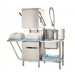 Hobart Uk ECOMAX H604W-12B Hood Type Dishwasher 16Amp 3/Ph Switchable 25Amp 1/Ph