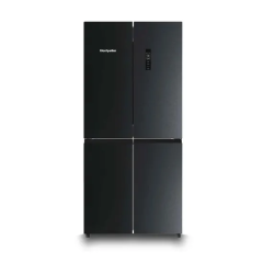 Montpellier MDAXD183DX 4 Door American Fridge Freezer, Dark Inox, Frost Free
