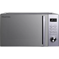 Russell Hobbs RHFM2365S Flatbed Microwave, 23 Litre, 800Watt, Silver 