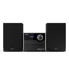 Sharp XL-B517D(BK) Wireless Hi-Fi Micro System - Black With Bluetooth