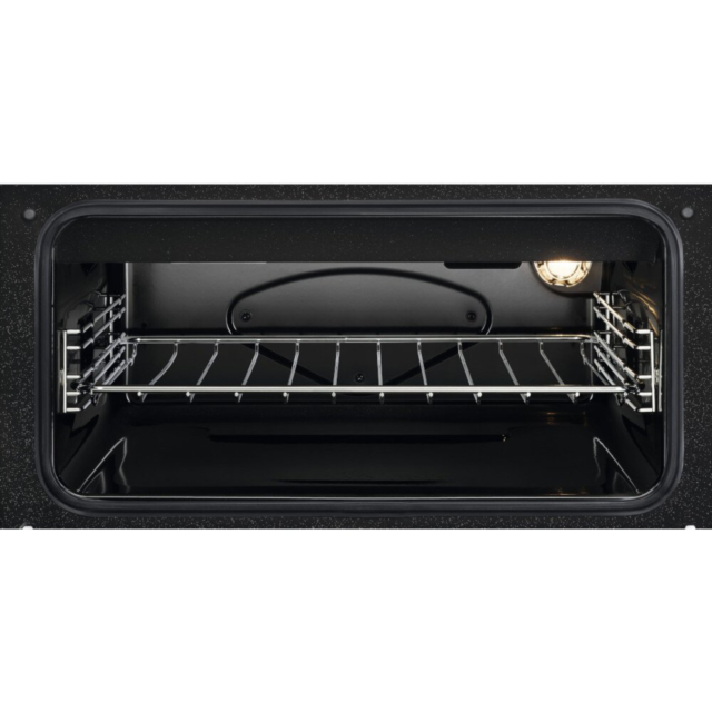 Aeg CCX6501ACM 60Cm Freestanding Cooker, Ceramic 4 Zone, Stainless Steel & Black