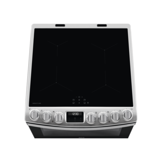 Aeg CIB6734ACM 60Cm Freestanding Induction Cooker, Catalytic Cleaning Oven Liners
