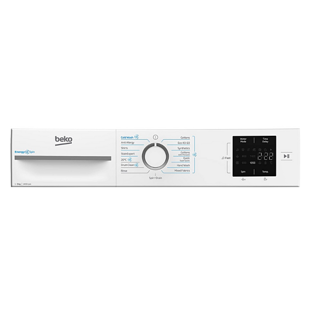 Beko BM3WT3941W Washing Machine - 9Kg - 1400rpm - White 