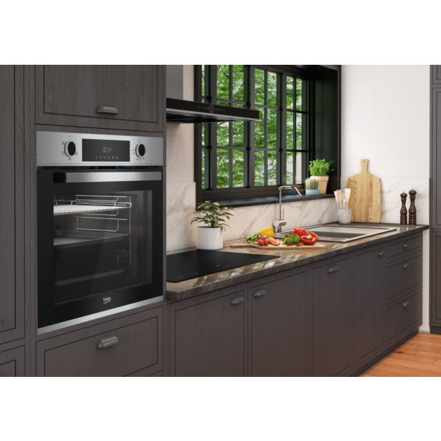 Beko CIFY81X AeroPerfect CIFY81X 60cm Built in RecycledNet Single Fan Oven - Stainless Steel