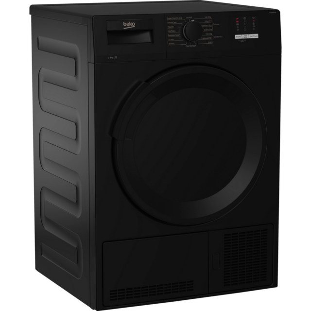 Beko DTLCE80051B Tumble Dryer - Black, 8Kg Condenser