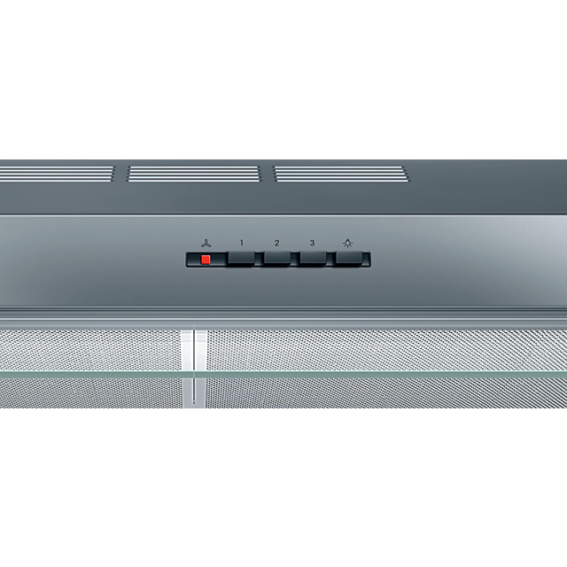 Bosch DUL63CC50B Built-in Cooker Hood, 60cm, Brushed steel, 3 speed, LED lights