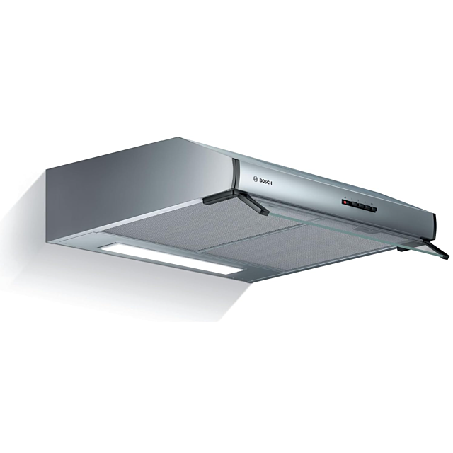 Bosch DUL63CC50B Built-in Cooker Hood, 60cm, Brushed steel, 3 speed, LED lights