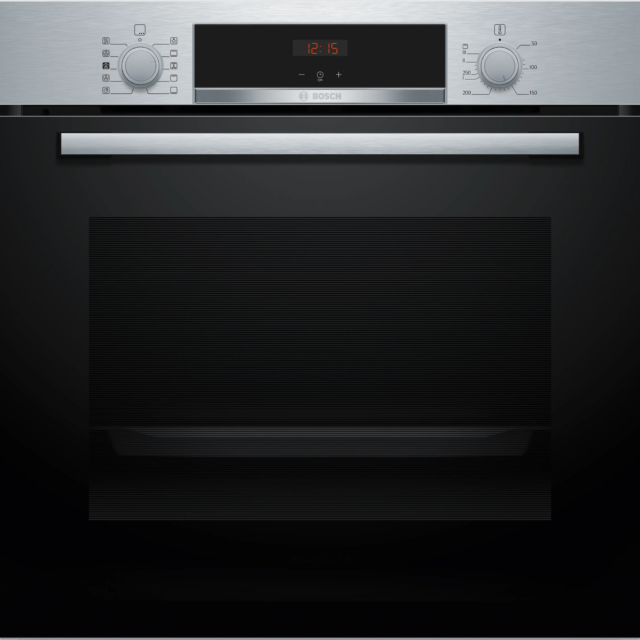 Bosch HQA534BS3B Single Oven - Series 4 - Steam Function - Stainless Steel