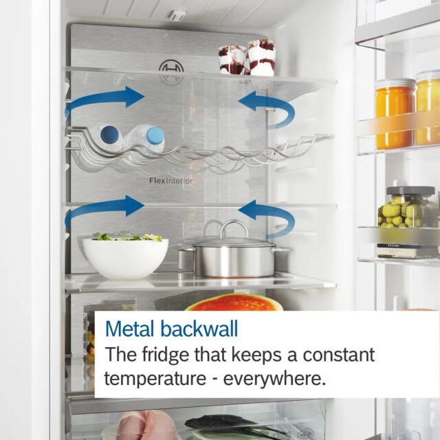 Bosch KFD96APEA 90.5cm Plumbed No Frost American Fridge Freezer - Stainless Steel
