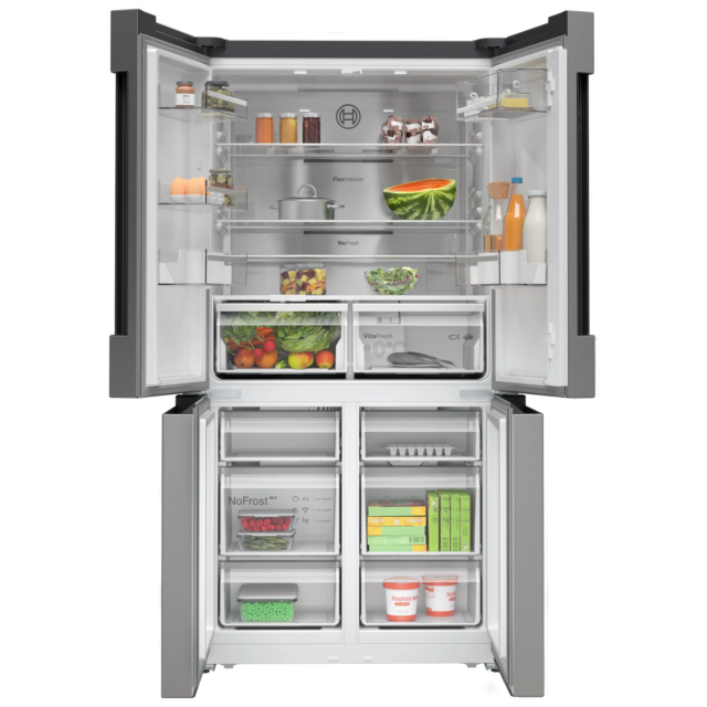 Bosch KFN96APEAG Multi Door American Fridge Freezer, Inox Steel No Frost
