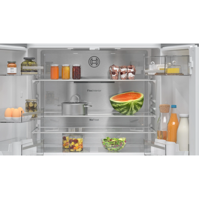 Bosch KFN96APEAG Multi Door American Fridge Freezer, Inox Steel No Frost