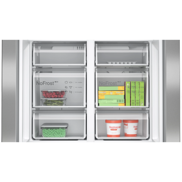 Bosch KFN96APEAG Multi Door American Fridge Freezer, Inox Steel No Frost