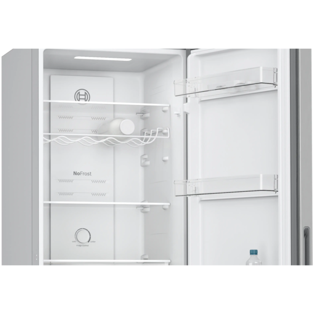 Bosch KGN27NLEAG 182x55Cm Frost Free Fridge Freezer - Silver