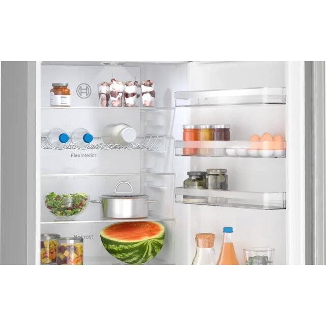 Bosch KGN392LBFG 60cm 70/30 Fridge Freezer - Stainless Steel